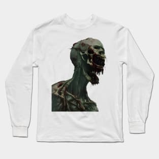 scary zombie Long Sleeve T-Shirt